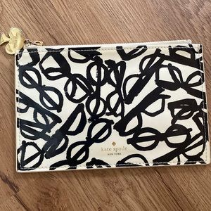 Leatherette Kate Spade Travel Pencil Pouch/Clutch
